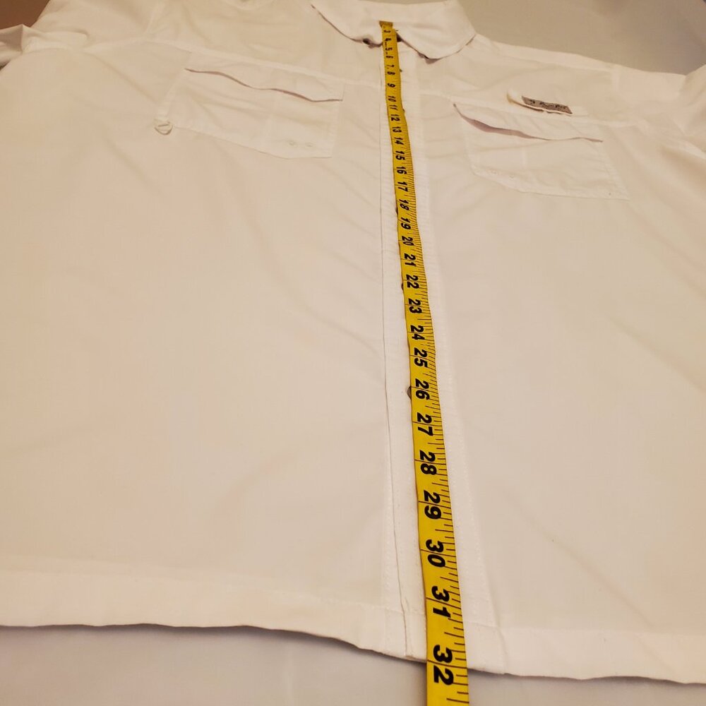 Bimini Bay Outfitters LTD Men’s White Short Sleeve Button-Down Fishing Shirt XL - Picture 10 of 14